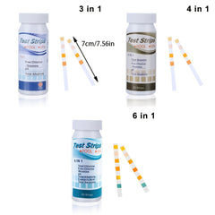 50pcs Chlorine Dip Test Strips for Pool & Spa, pH Alkalinity Water Hardness Test