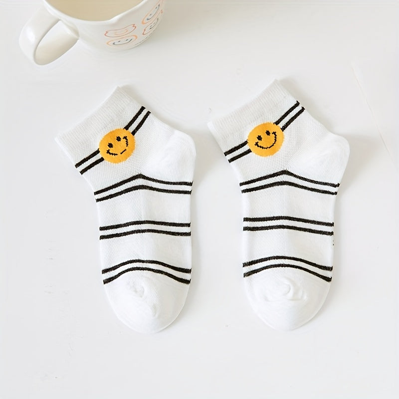 5 Pairs Boys Ultra thin Breathable Cotton Socks
