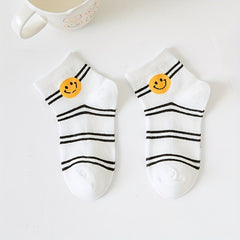 5 Pairs Boys Ultra thin Breathable Cotton Socks