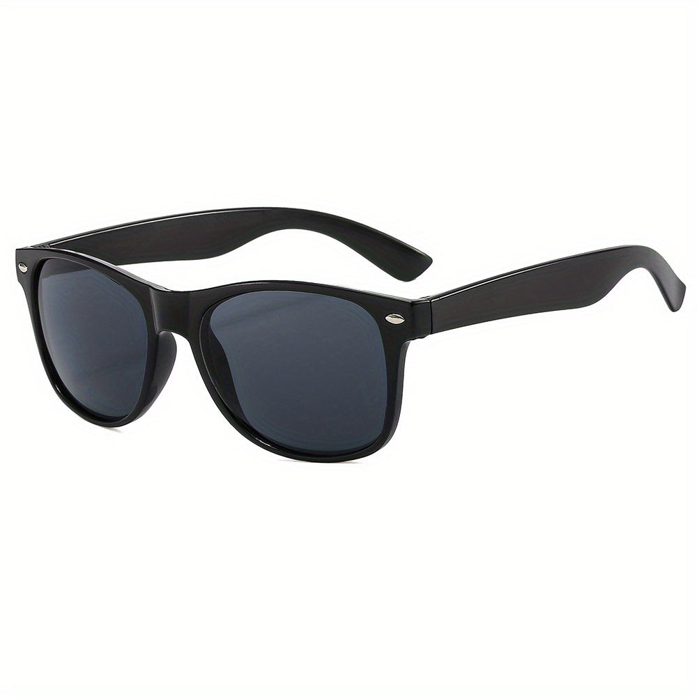 Boy's Square Frame Sunglasses Vintage Style UV Protection