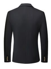 Men's V-neck Double Breasted Suit Top
