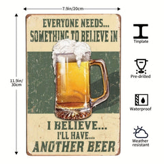 Beer Party Booze Lager Vintage Retro Man Cave Bar Pub Shed Sign