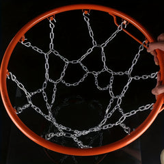 12 Hole Metal Basketball Net Galvanized Thick Iron Basketball Net
