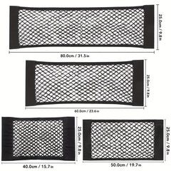 Car Rear Mesh Trunk Seat Elastic String Net Storage Bag