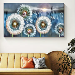 5D Dandelion Flower Diamond Painting Kit 17x40
