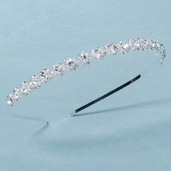 Crystal Rhinestone Silvery Hairband Headband Princess Tiara