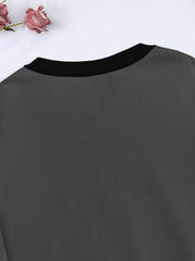 Skull Graphic Long Sleeve Sweatshirt Comfy Pullover Tops