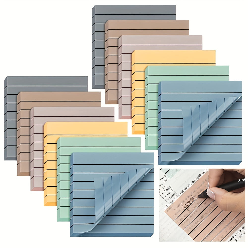 6 Pack Self Adhesive Square Sticky Notes 50 Pages Each Office Study Daily Use