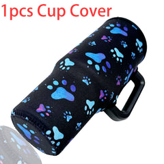 Dog Paw Neoprene Cup Cover for 40oz Tumbler Cups