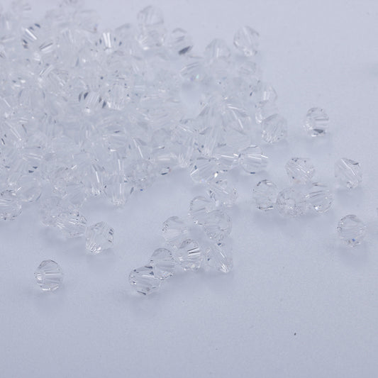 500pcs 3 4mm Glass Crystal Bicone Beads DIY Trinkets Loose Beads