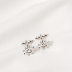 Stainless Steel French Business Men's Cufflinks