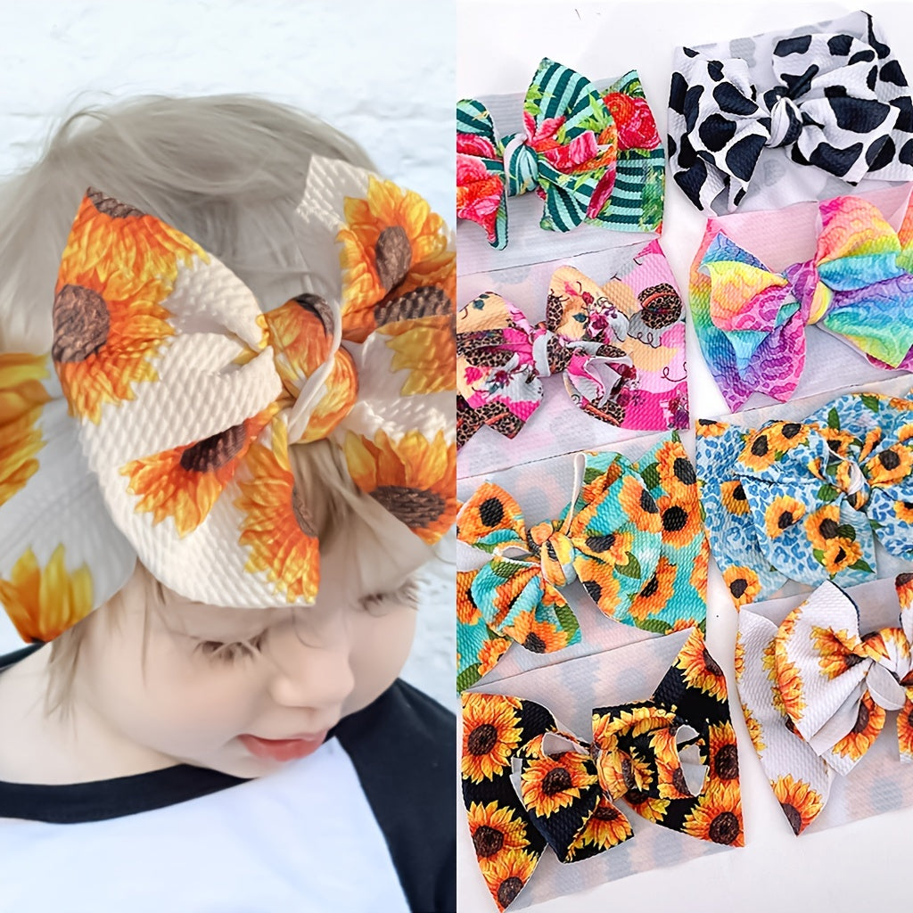 Floral Print Headband Hair Accessory for Babies