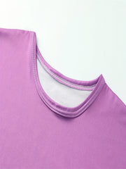 Girls Cartoon Nightdress Short Sleeve Round Neck Sleepwear Kids Spring Summer