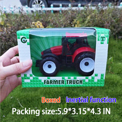 Toy Car Farm Tractor Puzzle Boy Toy Car Packaging Gift