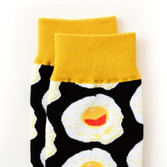 5 Pairs Food Pattern Knit Socks for Kids