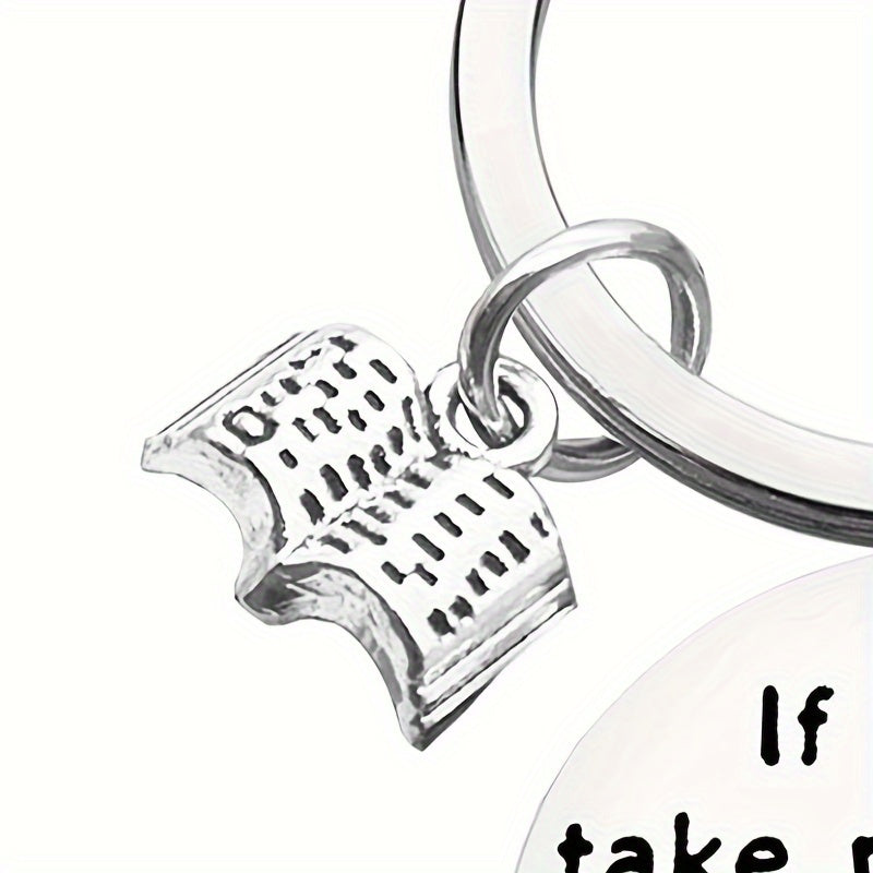 Stainless Steel Keychain Graduation Inspirational Key Chain Men Women