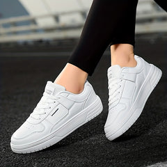 Women's Lace Up Skate Shoes Lightweight Comfortable Outdoor Sneakers