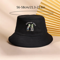 Alien Pattern Men's Bucket Hat