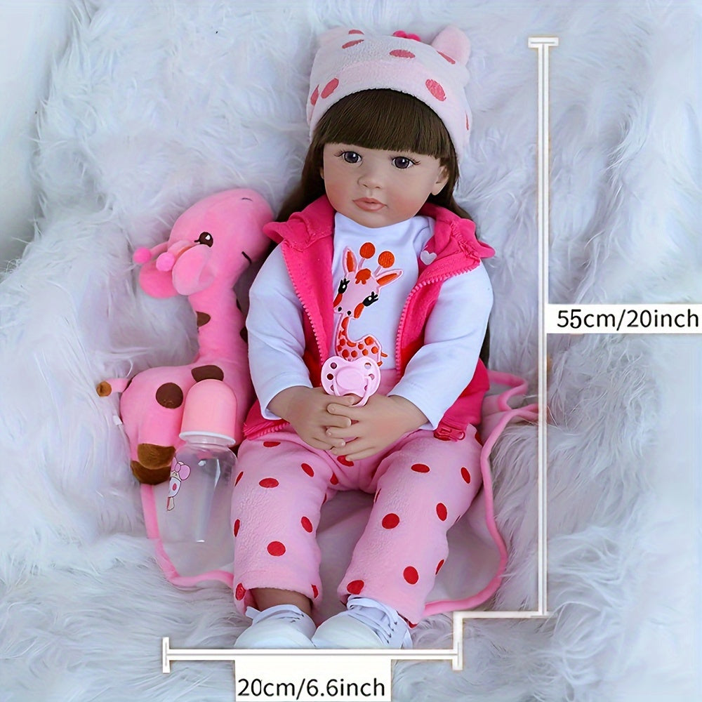 Soft Touch Reborn Doll for Kids, Halloween/Christmas/Birthday Gift