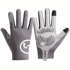 Outdoor Full Finger Gloves- Non Slip Breathable Touch Screen Gloves