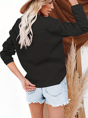 Casual Sweater Women's Plus Solid Ribbed Button Up Long Sleeve V Neck