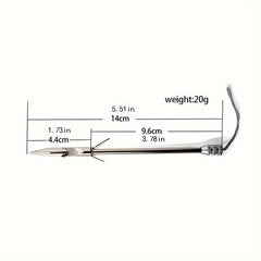 6pcs Fishing Arrow For Slingshot Stainless Steel Arrow Outdoor