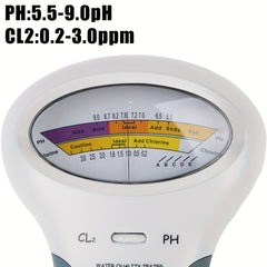 2-in-1 Water Testing Device for Pool and Spa PC102 pH and Chlorine Meter