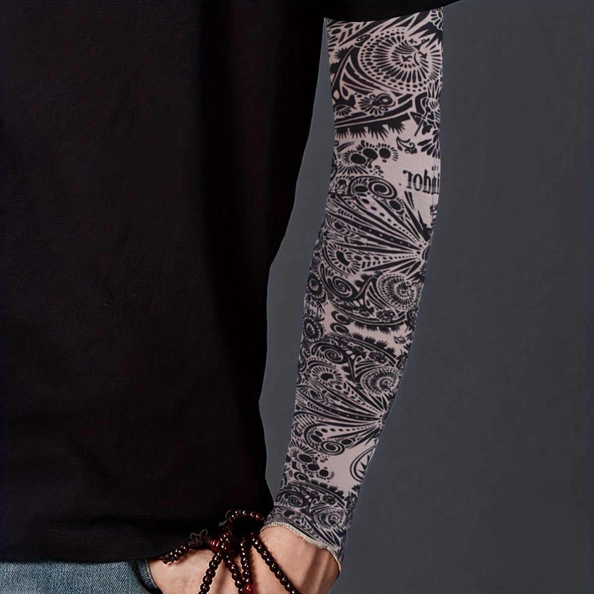 Men's Cooling Arm Sleeves Long Anti slip UV Protection Sports Arm Sleeves