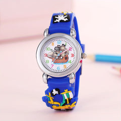 Colorful Cartoon Student Pirate Children's Watch Quartz Watch