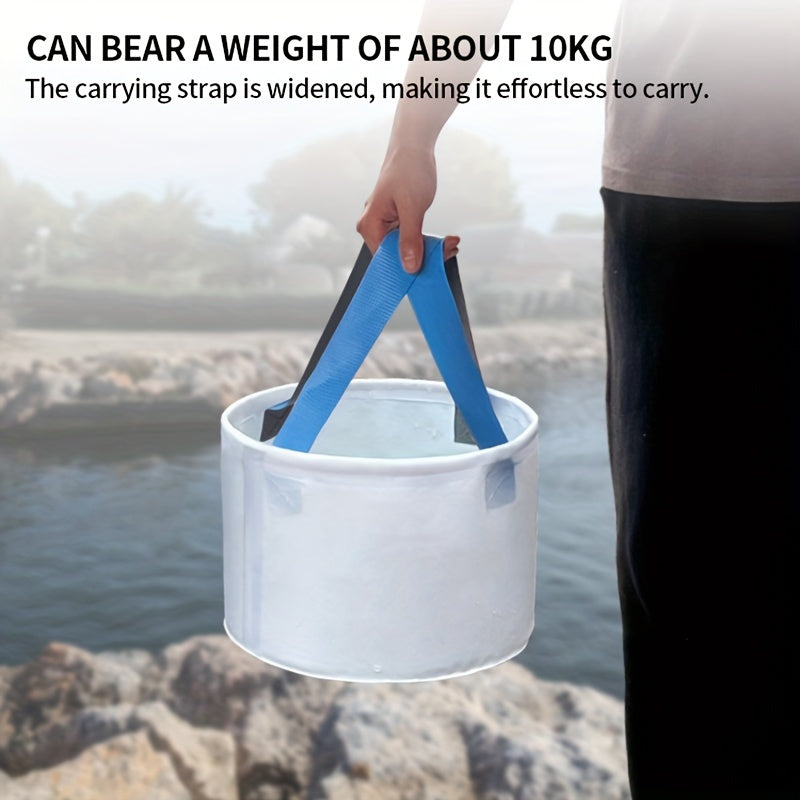 Plastic Foldable Bucket Portable Water Storage Bucket for Camping