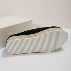 Women's Slip On Loafers Thick Bottom Espadrilles Shoes