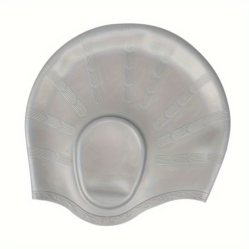 Silicone Ear Protection Swimming Cap for Adults - Non-slip & Waterproof