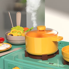 Interactive Pretend Play Kitchen Toy Set for Kids 3-6 Years - Christmas Gift
