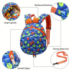 Dinosaur Strawberry Monster Kids Backpack for Kindergarten
