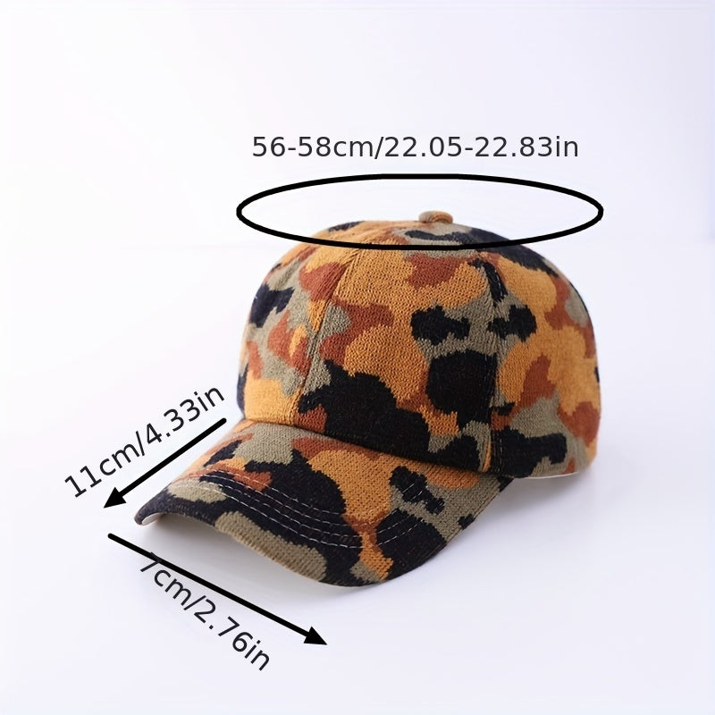 Vintage Camouflage Baseball Cap Hip Hop Sports Hat