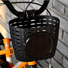 Plastic Bike Basket with Rack Handle for Kids