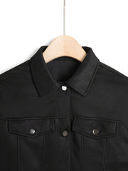 Casual Long Sleeve Button Down Jacket