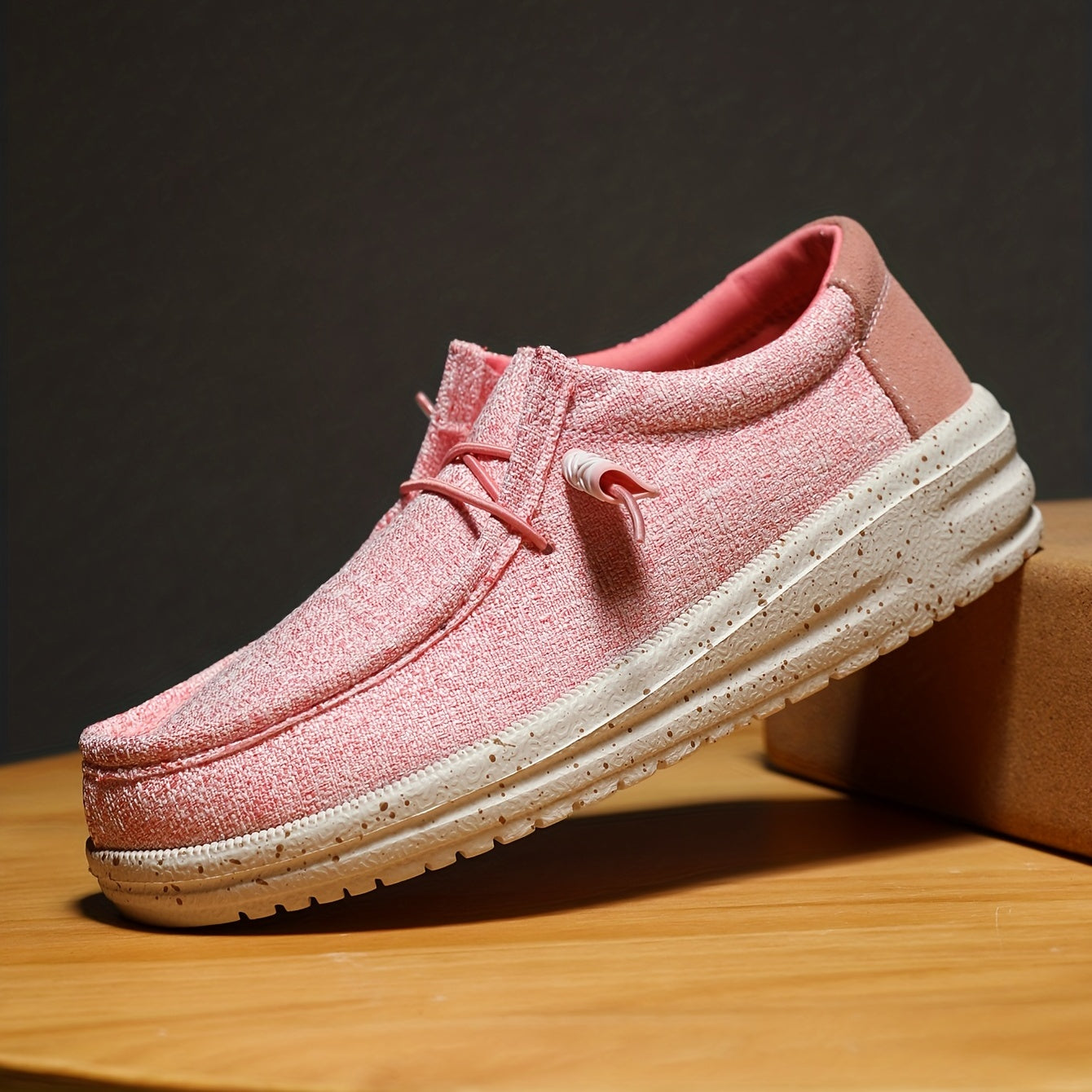 Women's Platform Canvas Shoes Casual Lace Up Outdoor Shoes