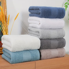 Soft Cotton Bath Towel Set of 3 - Absorbent Bathroom Supplies
