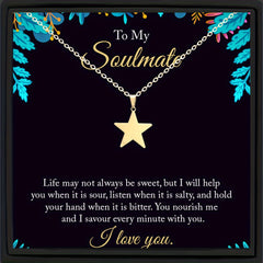 Girl's Stars Necklace Fairy Lucky Symbol Jewelry Romantic Daily Wear Gift