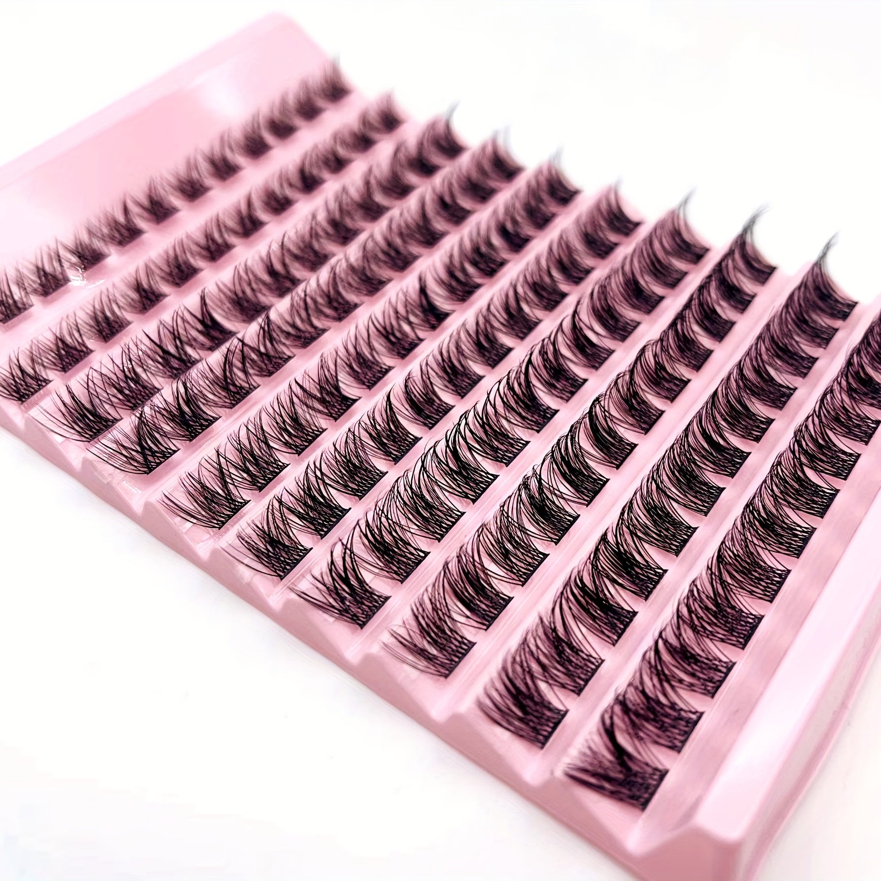 10 Rows D Curling Self Grafting Lashes Cluster