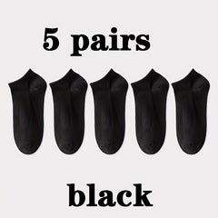 30 Pairs Women's Low Cut Ankle Socks Soft & Lightweight Solid Stockings