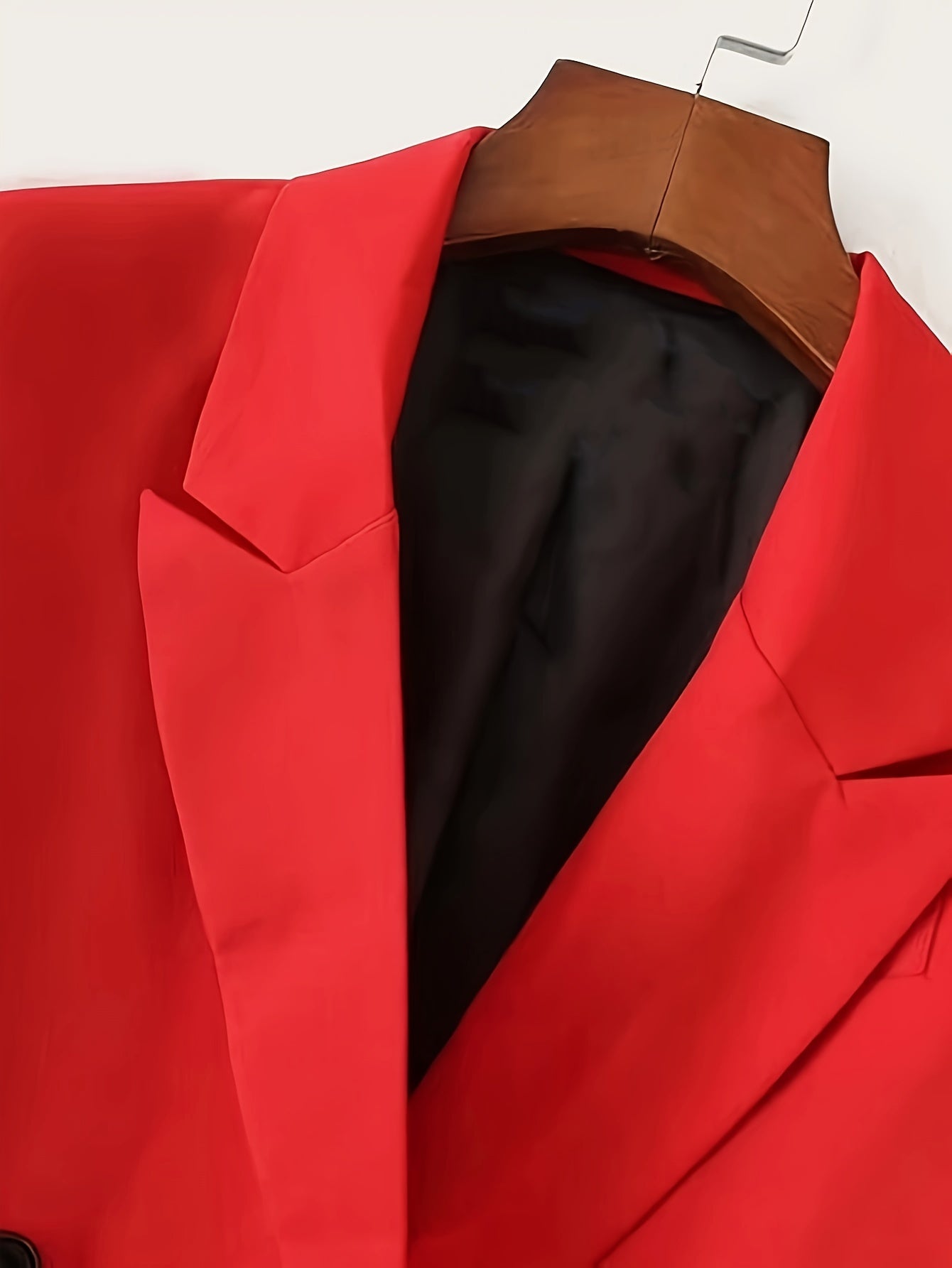 Casual Blazer Women's Solid Button Up Long Sleeve Lapel Collar