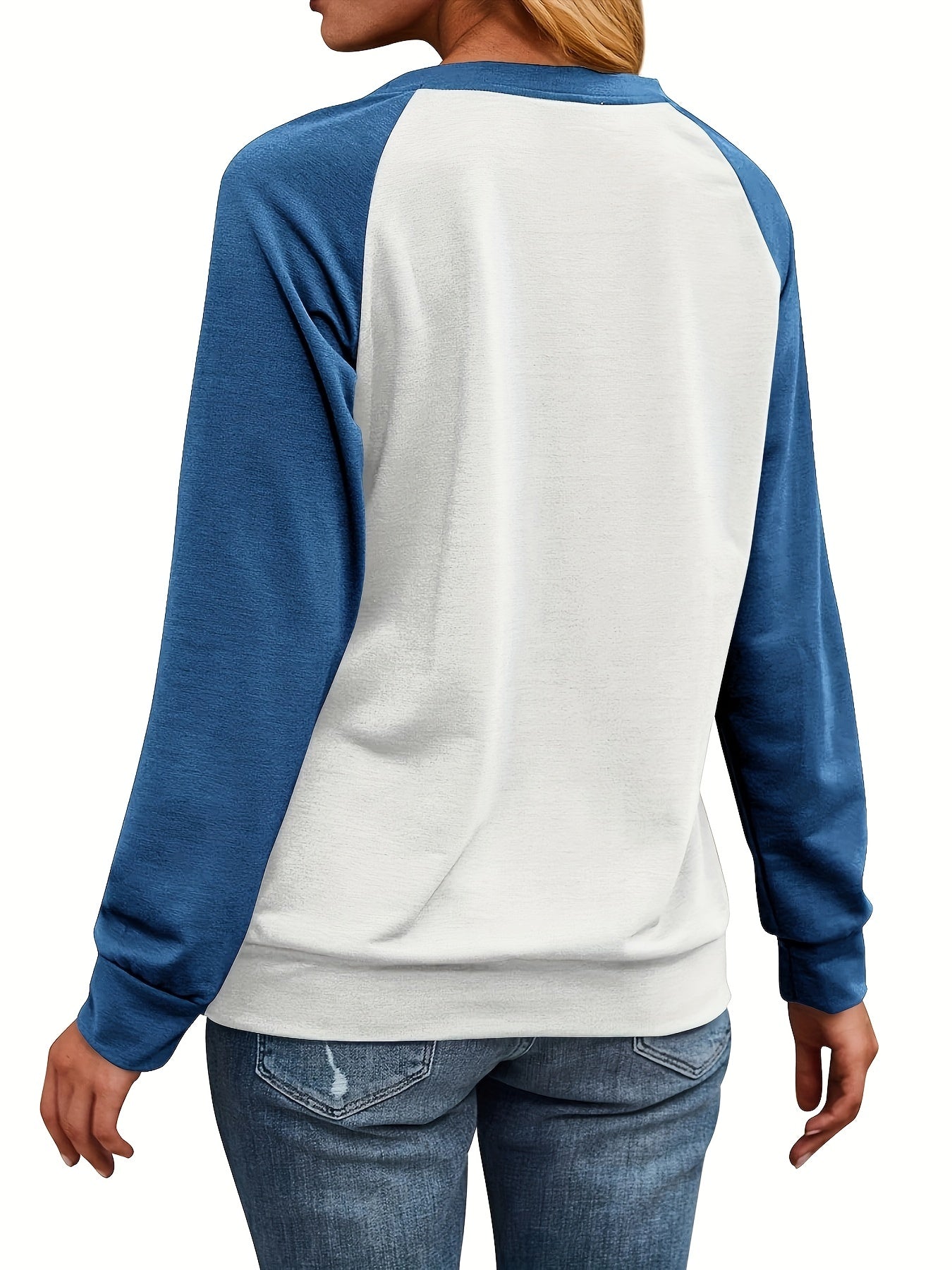 Crazy & Skull Print Sweatshirt Long Sleeve Crew Neck Women's Clothing