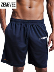 ZENGVEE Men's 7 Quick Dry Gym Running Shorts