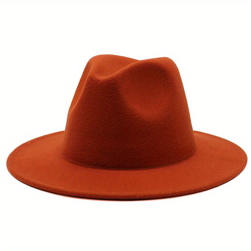 British Style Fedora Cap Unisex Trilby Hat Vintage Jazz Hats For Women & Men