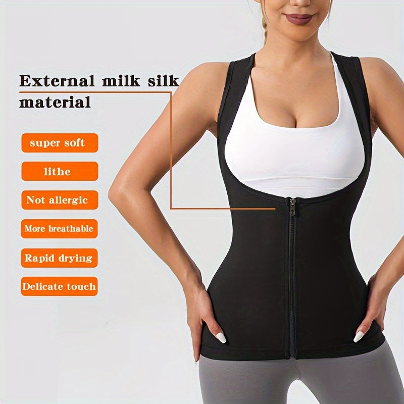 Women's Sports Sweat Vest Yoga Sauna Shapewear Corset Strap