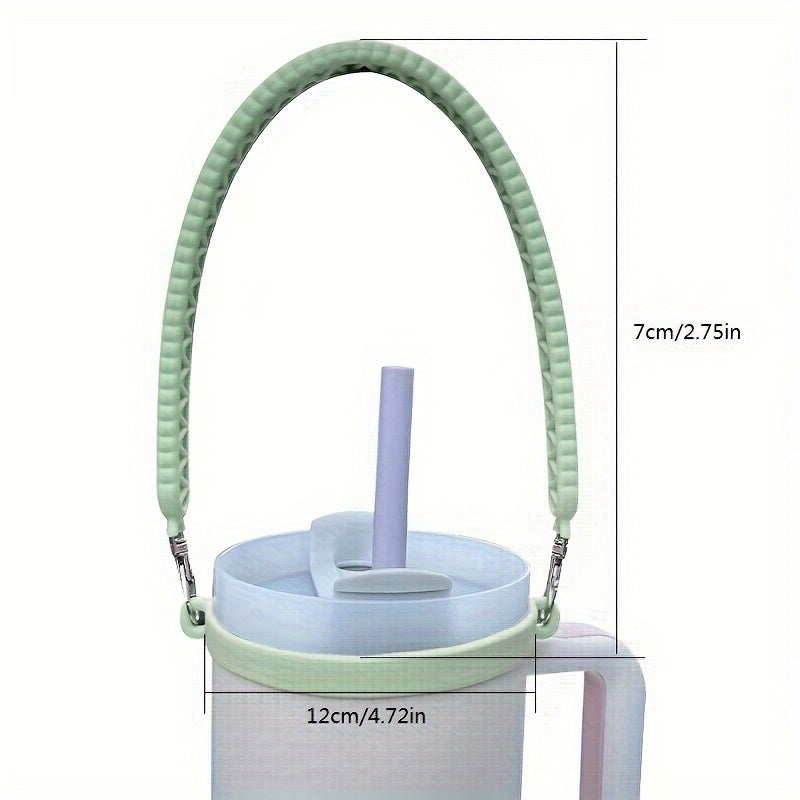 Water Bottle Carrier Strap Colorful Water Cup Handle For 10-40oz Water Cup