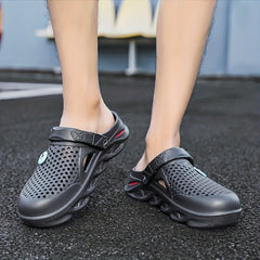 Men's Closed Toe Clogs Sandals Soft Sole Outdoor Walking Shoes