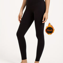 Plush Lined Yoga Pants High Elastic Workout Leggings